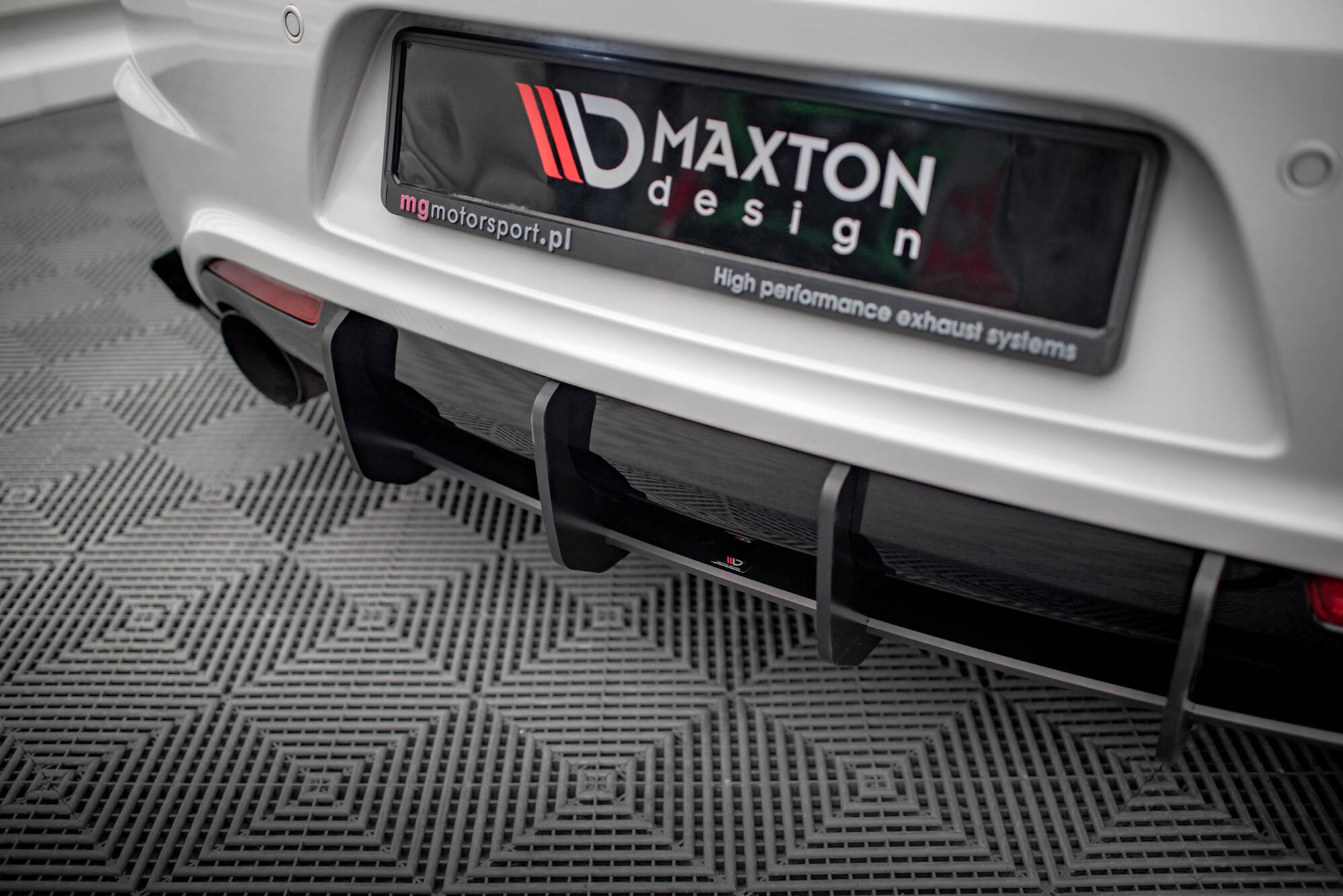 Street Pro Heckschürze Heck Ansatz Diffusor passend für VW Scirocco R Mk3