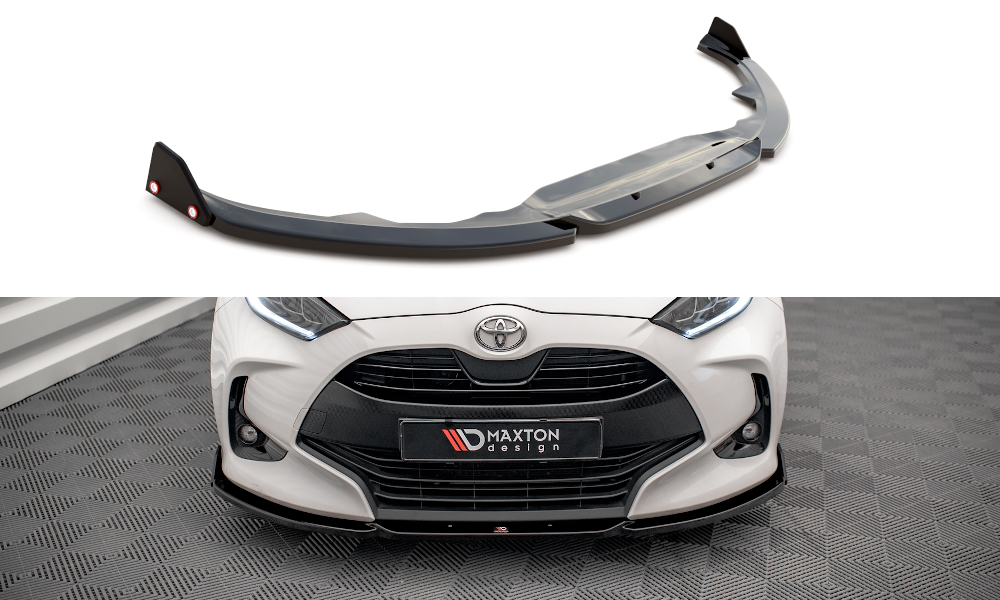 Street+ Spoilerlippe Front Ansatz V.1 + Flaps passend für Toyota Yaris Mk4