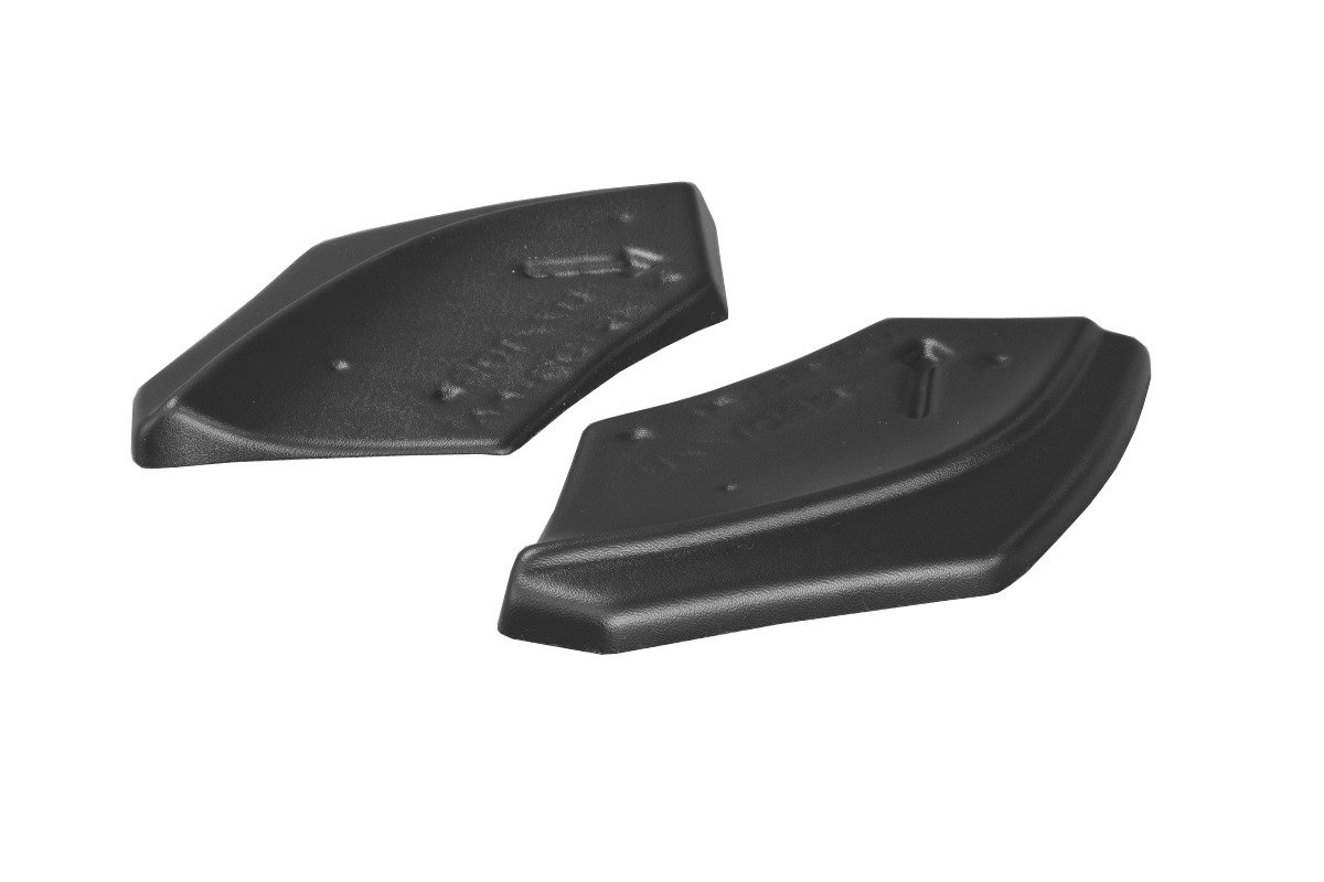 Heck Ansatz Flaps Diffusor für VW Scirocco R Mk3 Facelift schwarz Hochglanz