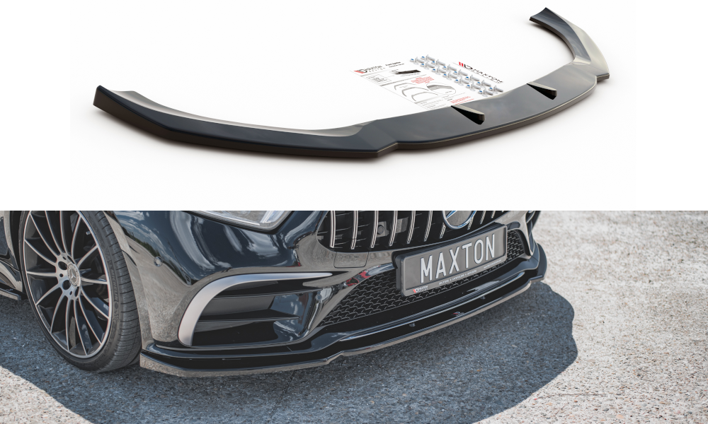 Front Ansatz V.2 für Mercedes-AMG CLS 53 C257 schwarz Hochglanz