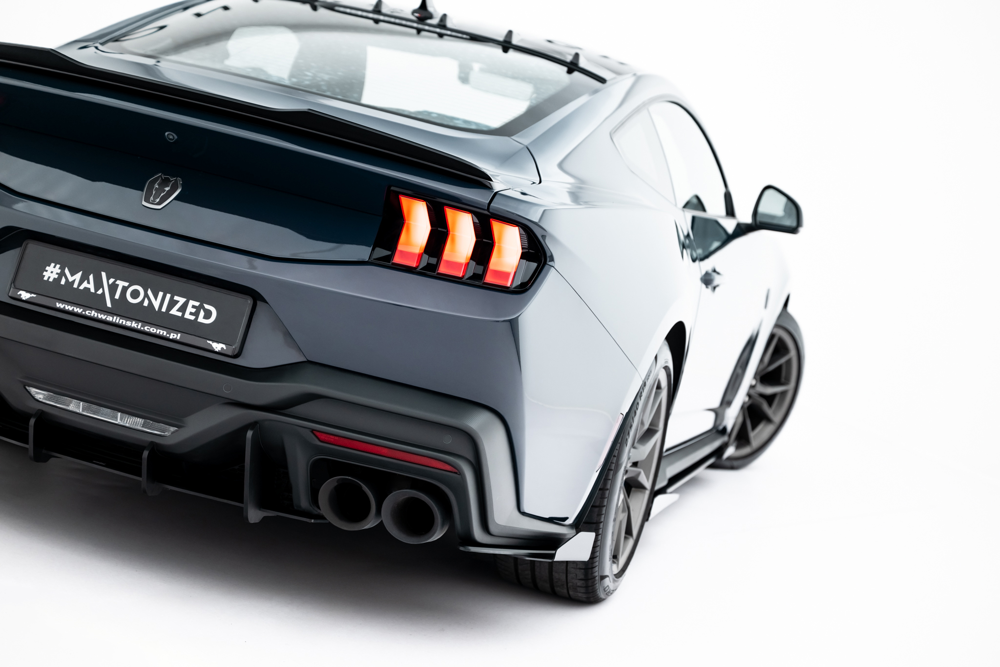Street Pro Heckschürze Heck Ansatz Diffusor passend für Ford Mustang Dark Horse Mk7