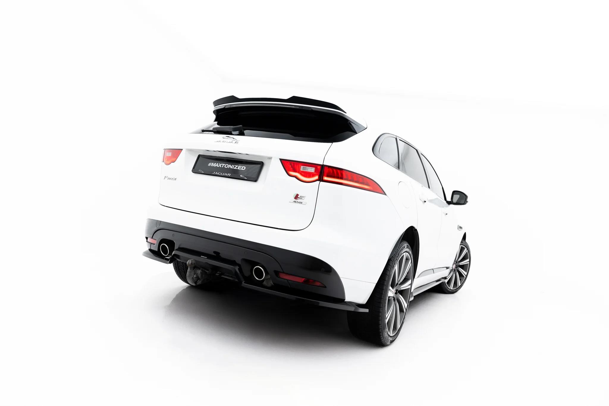 Street+ Mittlerer Diffusor RACE passend für Jaguar F-Pace S X761 schwarz Hochglanz