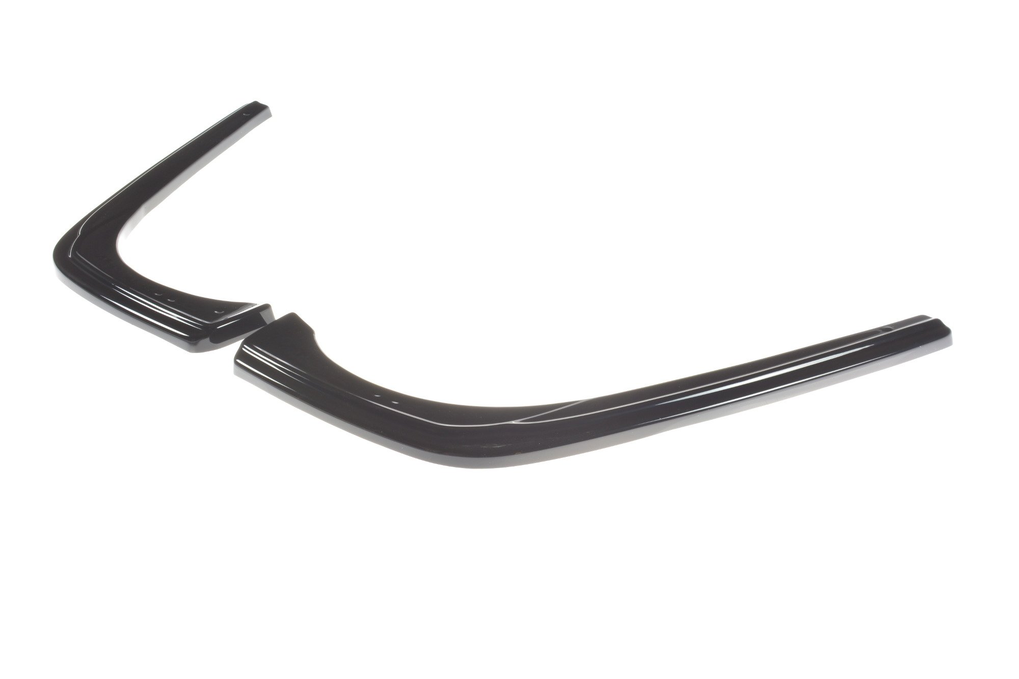 Heck Ansatz Flaps Diffusor für VW GOLF 7 VARIANT FACELIFT STANDARD schwarz Hochglanz