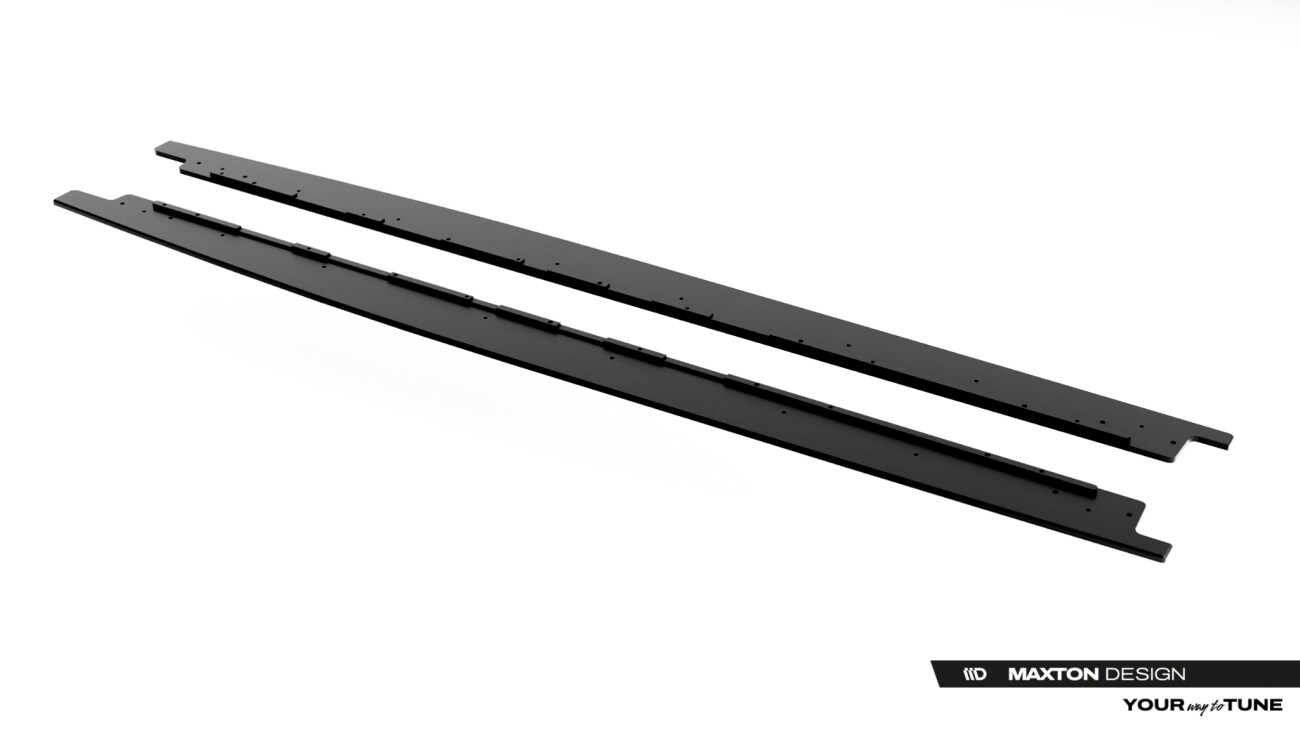 Street Pro Seitenschweller passend für Cupra Leon ST / Hatchback Mk1 Facelift schwarz matt