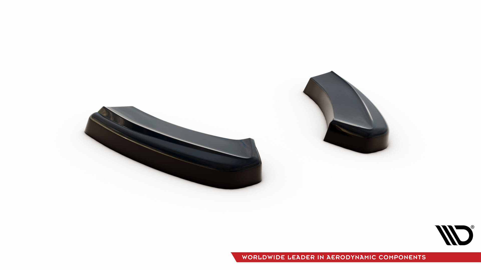 Heck Ansatz Flaps Diffusor für VW GOLF 7 GTI FACELIFT schwarz Hochglanz