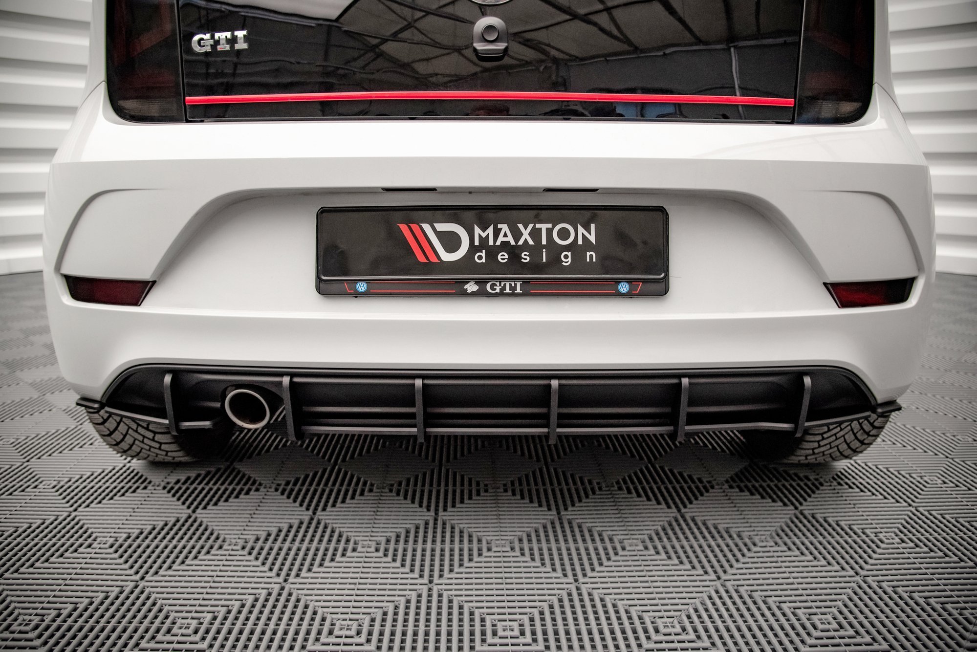 Street Pro Heckschürze Heck Ansatz Diffusor passend für VW Up GTI