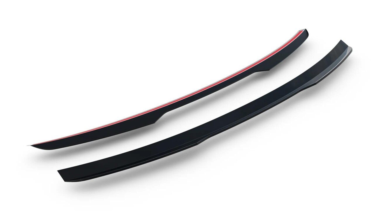Heckspoiler Lippe passend passend für Mazda 6e Mk1 schwarz Hochglanz
