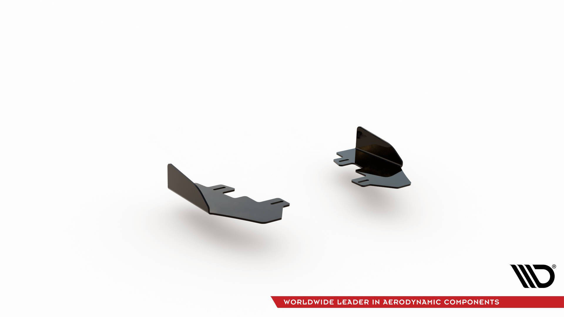 Hintere Seiten Flaps passend für BMW 1er F20 M-Paket FL / M140i schwarz Hochglanz