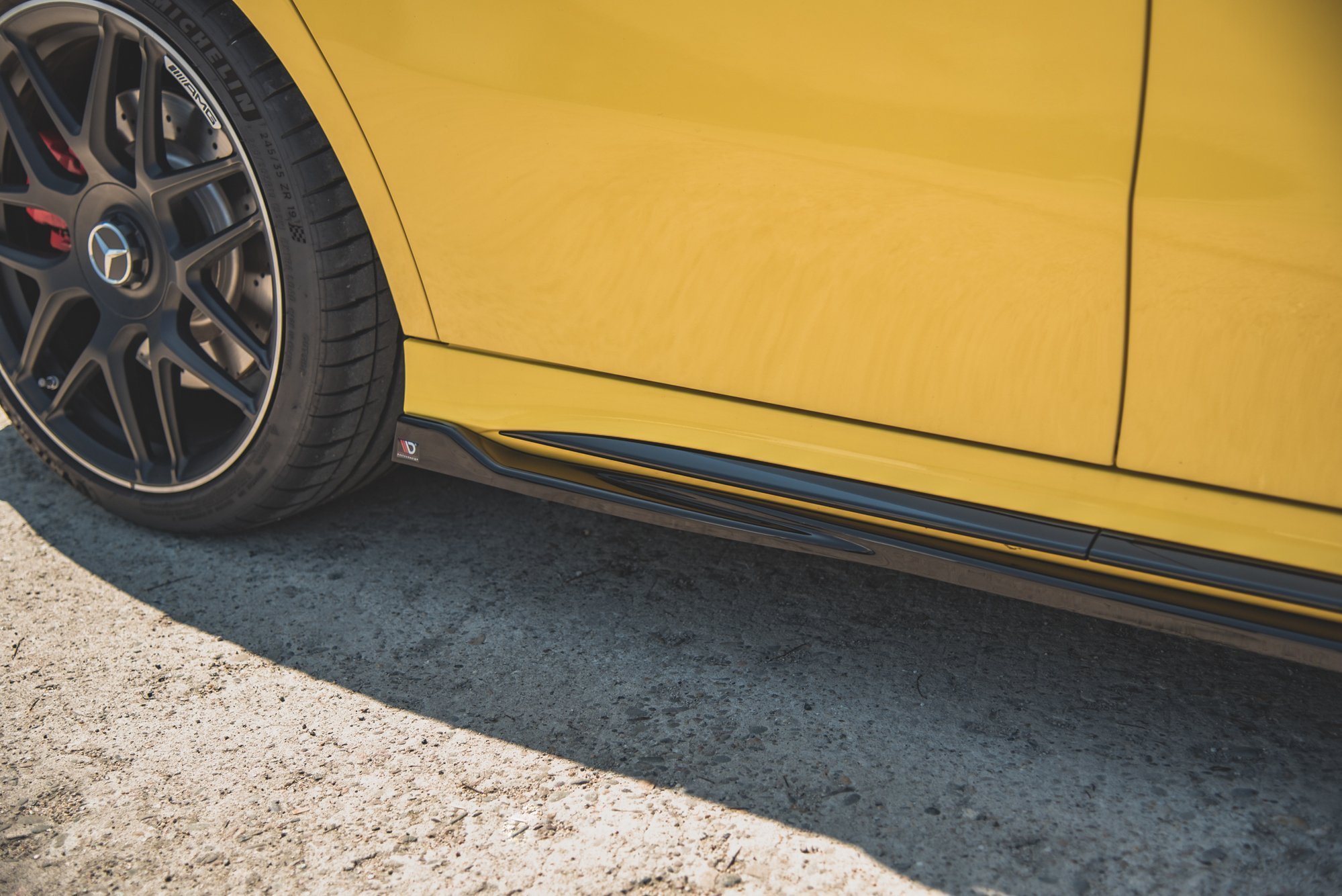 Street+ Seitenschweller Leisten passend für Mercedes-AMG A 45 S W177 Carbon Look