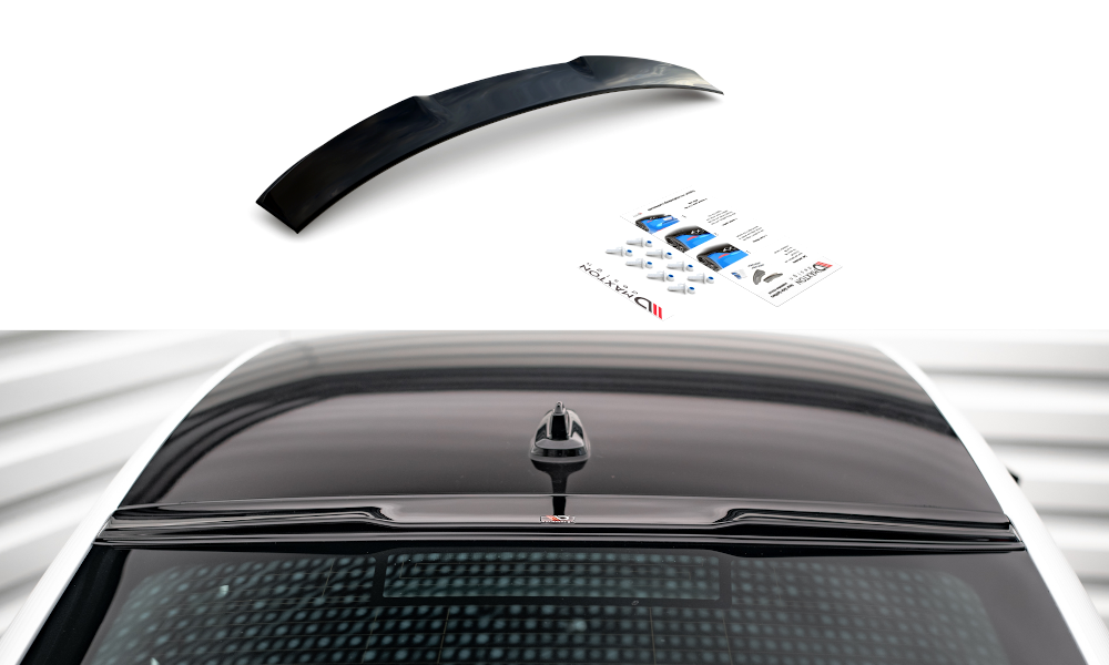 Heckscheiben Spoiler passend für Skoda Octavia Liftback Mk4 schwarz Hochglanz
