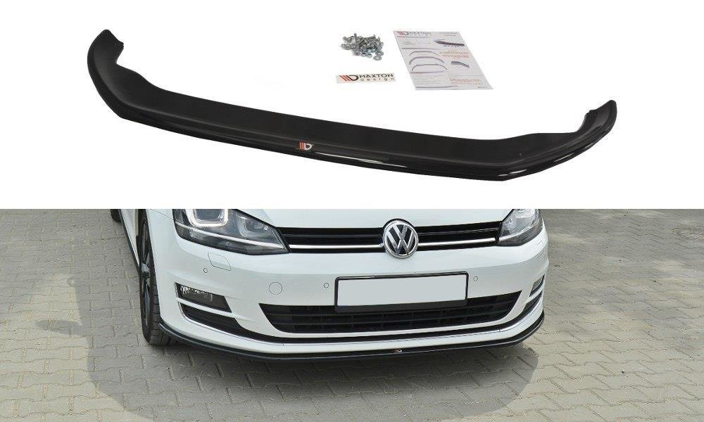 Front Ansatz für VW Golf Mk7 schwarz Hochglanz