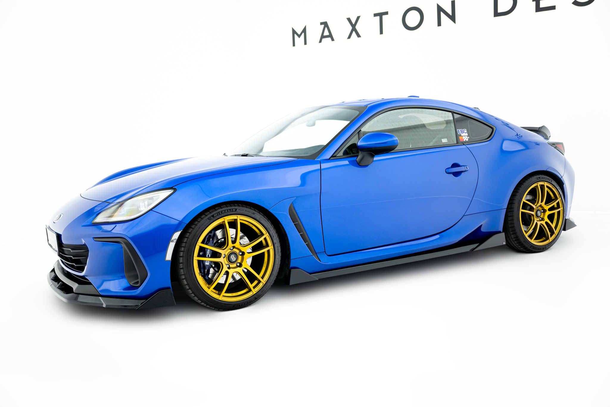 Street+ Seitenschweller Leisten V.3 passend für Subaru BRZ Mk2 schwarz Hochglanz