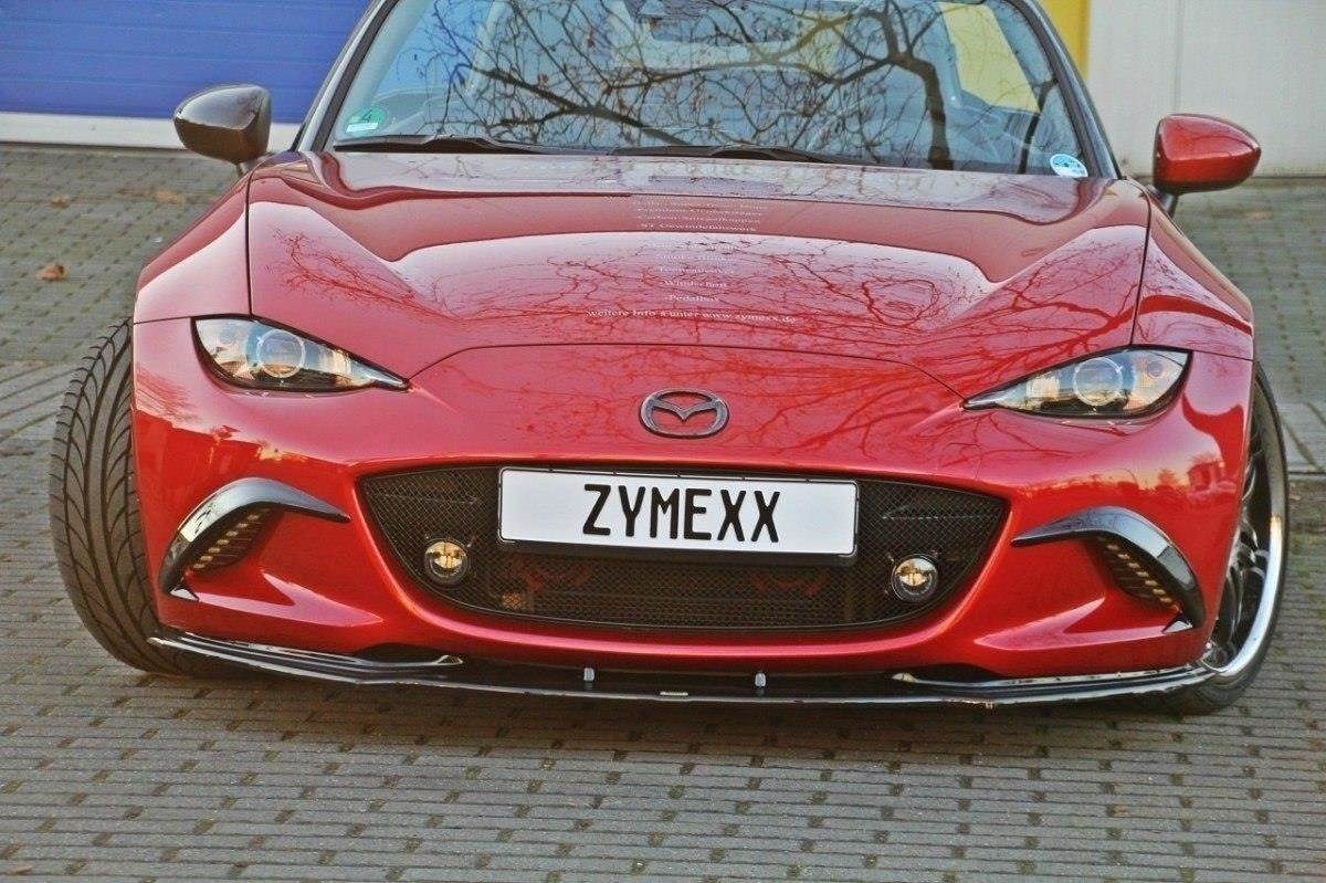 Street+ Spoilerlippe Front Ansatz V.3 passend für Mazda MX-5 IV schwarz Hochglanz