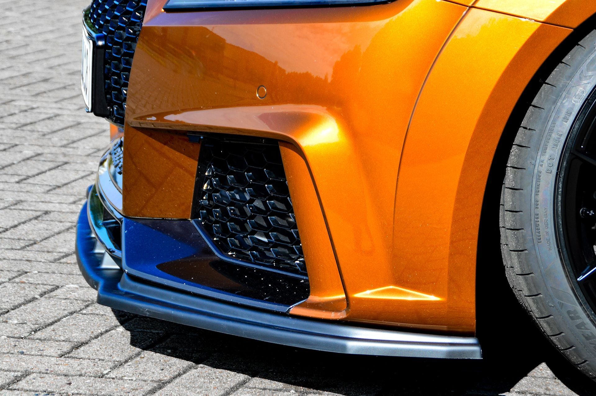 Spoilerschwert Frontspoiler Cuplippe aus ABS für Audi TTRS 8S OEM Optik