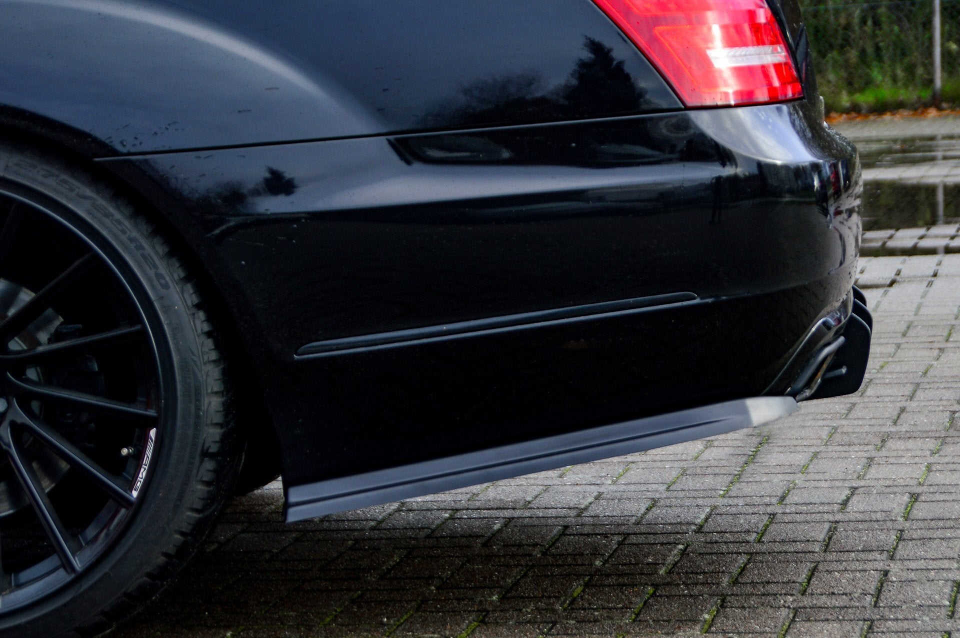 Bodykit für Mercedes S-Klasse V221 Langversion Schwarz Matt