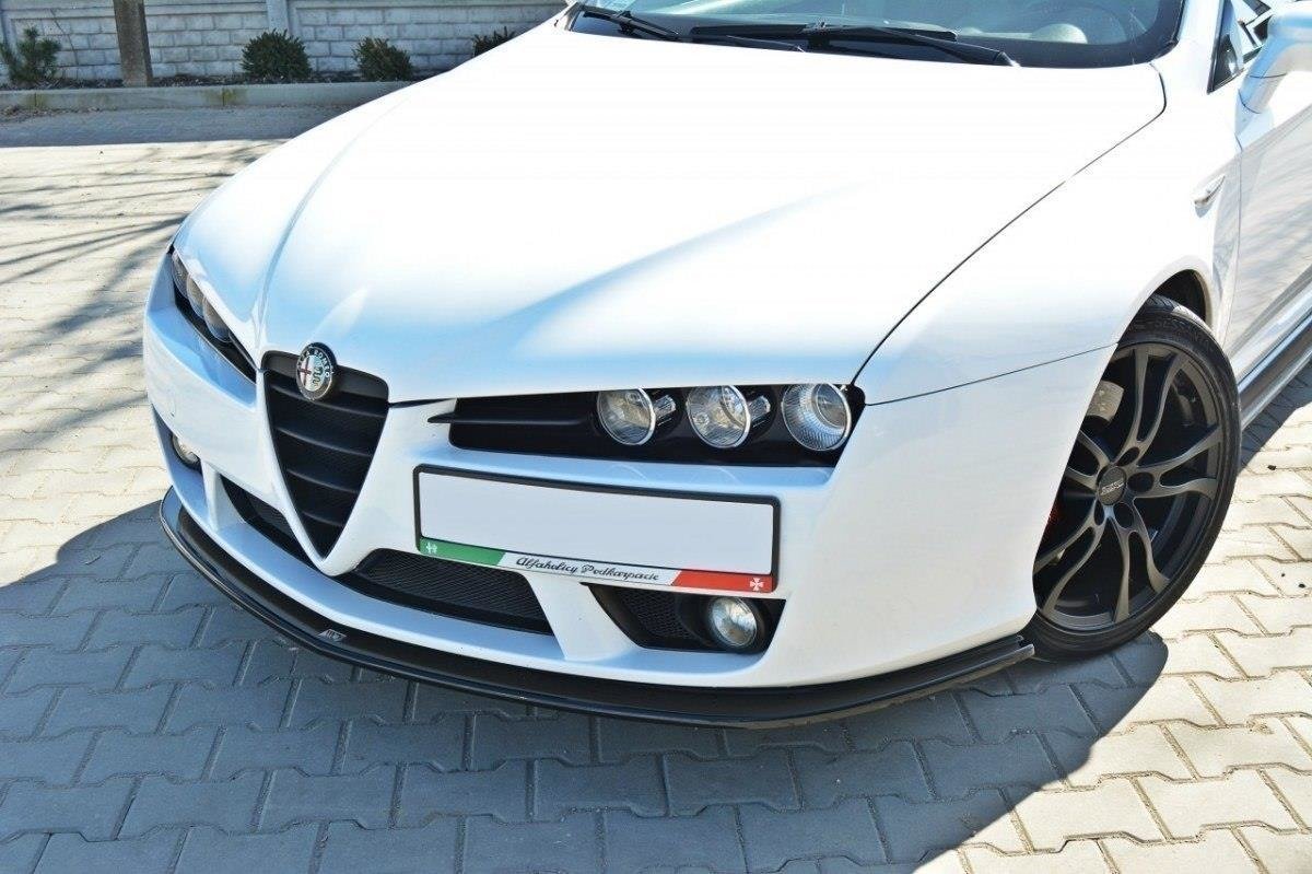 Street+ Spoilerlippe Front Ansatz passend für Alfa Romeo Brera schwarz Hochglanz
