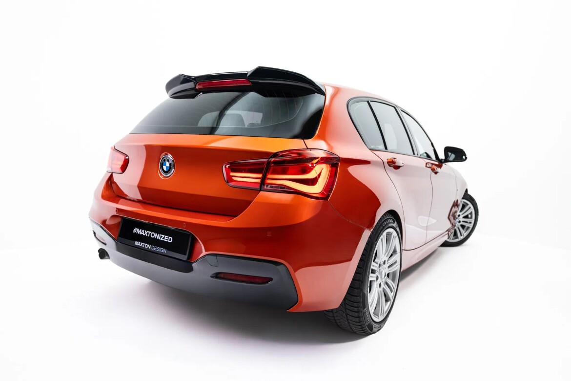Heckspoiler Lippe 3D passend für BMW 1er M-Paket / M140i / Standard F20 schwarz Hochglanz