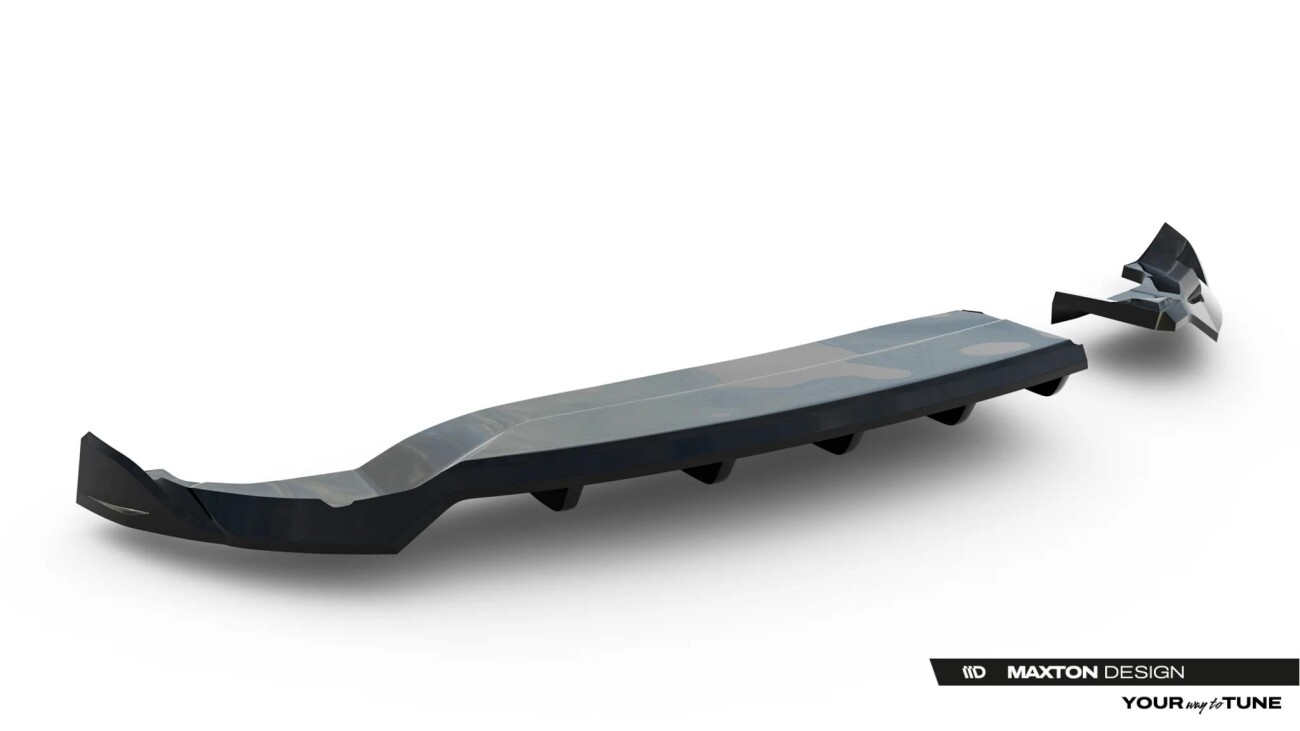 Diffusor RACE passend für Alfa Romeo Junior Mk1 schwarz Hochglanz