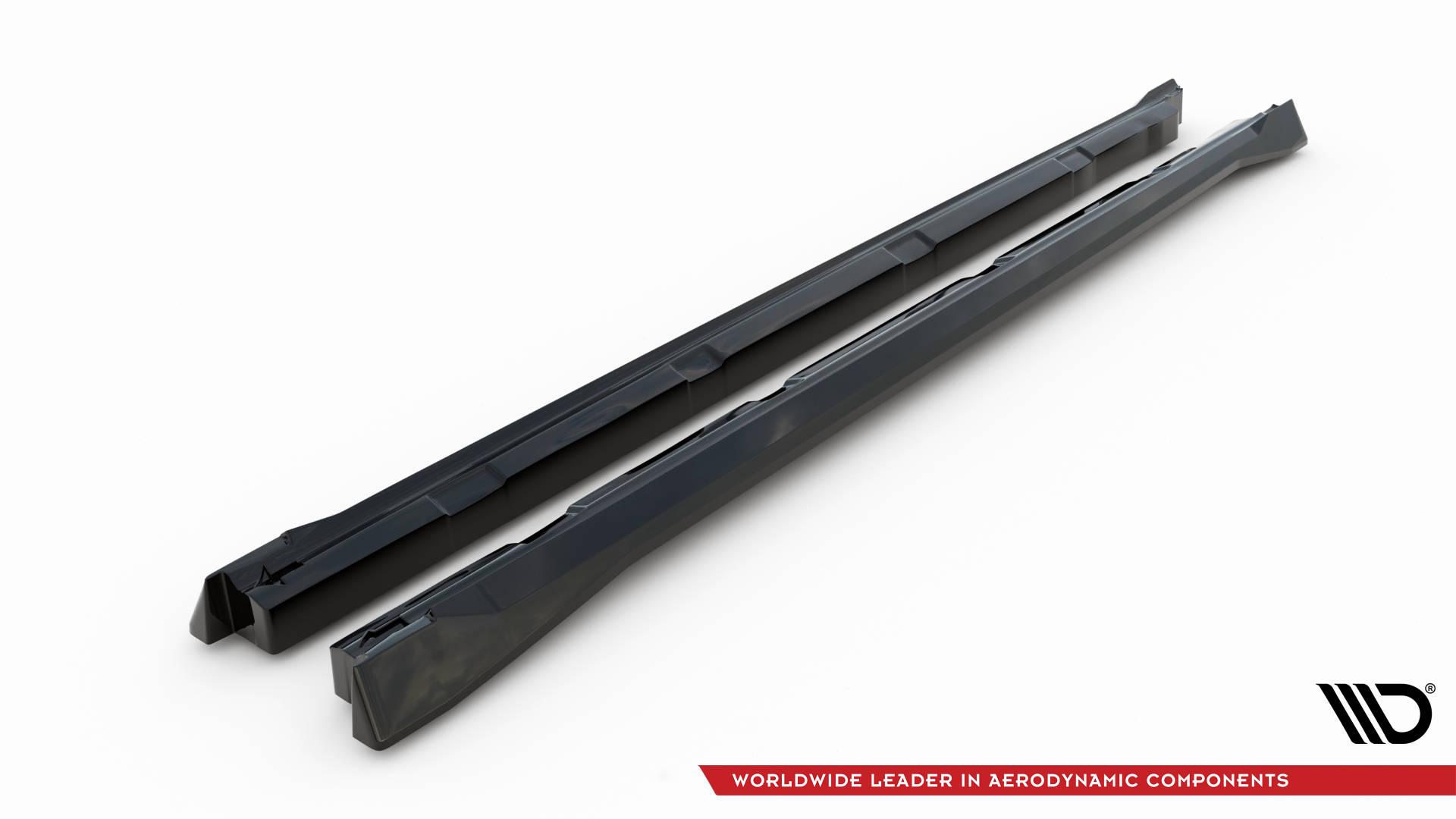 Street+ Seitenschweller Leisten passend für Skoda Karoq Sportline Mk1 schwarz Hochglanz
