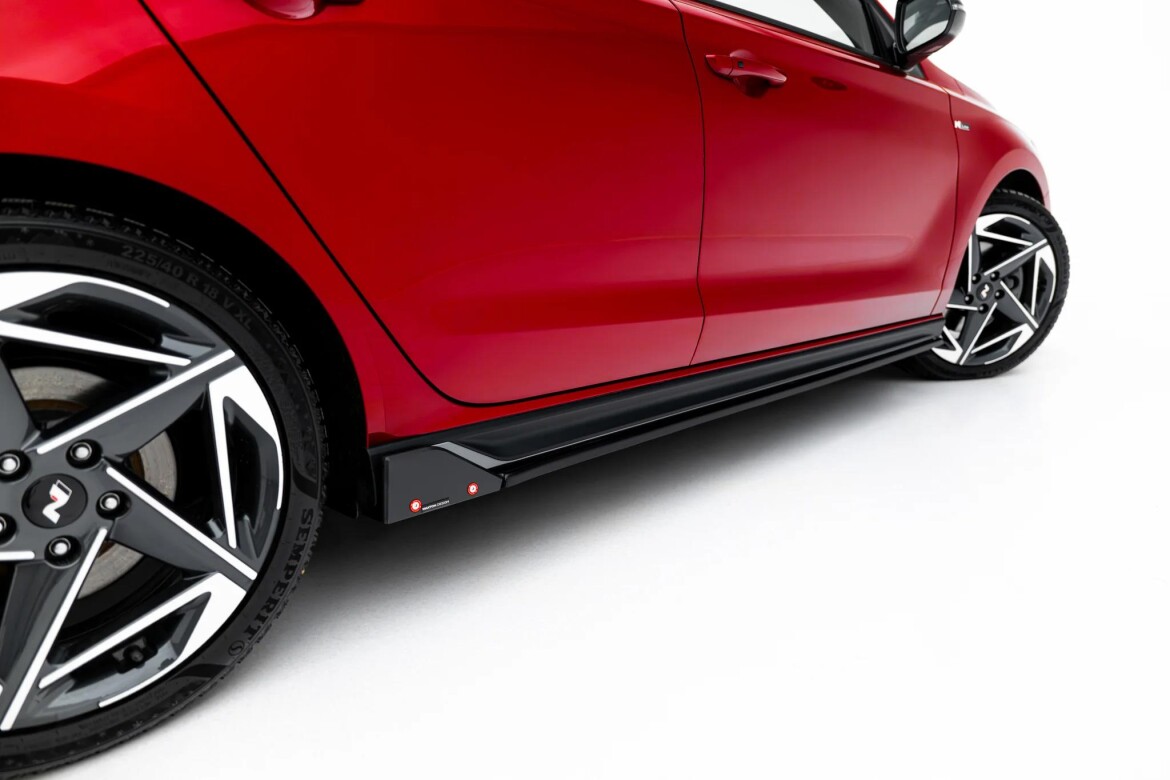 Seitenschweller Ansatz (Paar) V.3 + Flaps passend für Hyundai I30 N-Line Wagon Mk3 Facelift