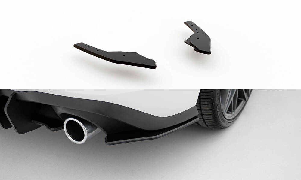 Street Pro Heck Ansatz Flaps passend für VW Golf 8 GTI rot