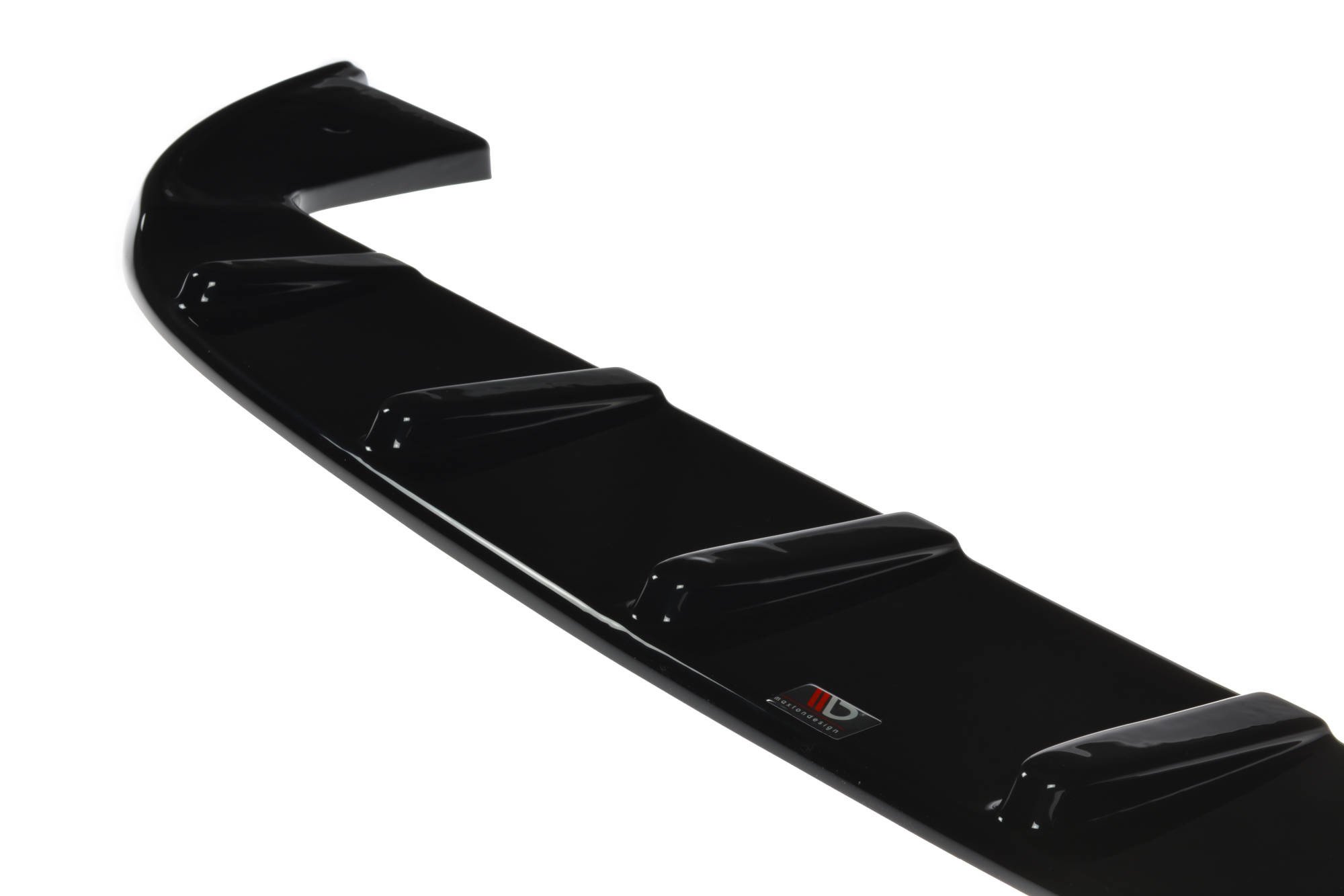 Street+ Spoilerlippe Front Ansatz V.1 passend für Fiat 500 Hatchback vor FL schwarz Hochglanz