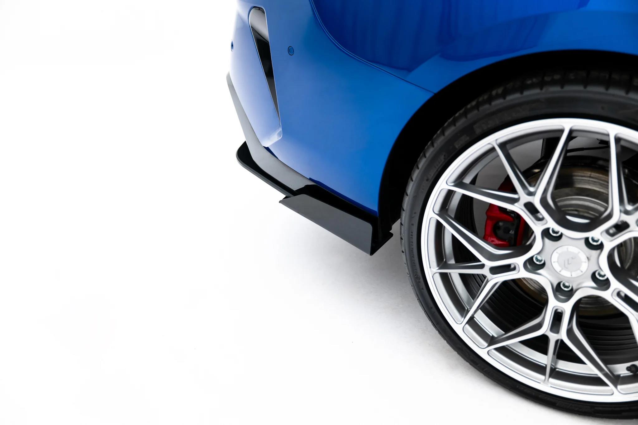 Heckansatz Diffusor + Flaps passend für BMW 2 M-Paket Gran Coupe F74 schwarz Hochglanz