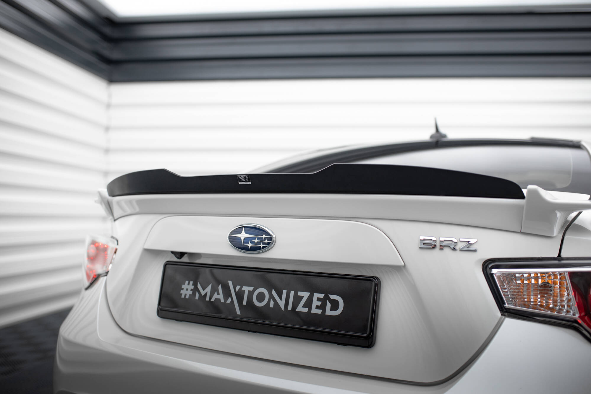 Spoiler CAP für Subaru BRZ Mk1 / Mk1 Facelift schwarz Hochglanz