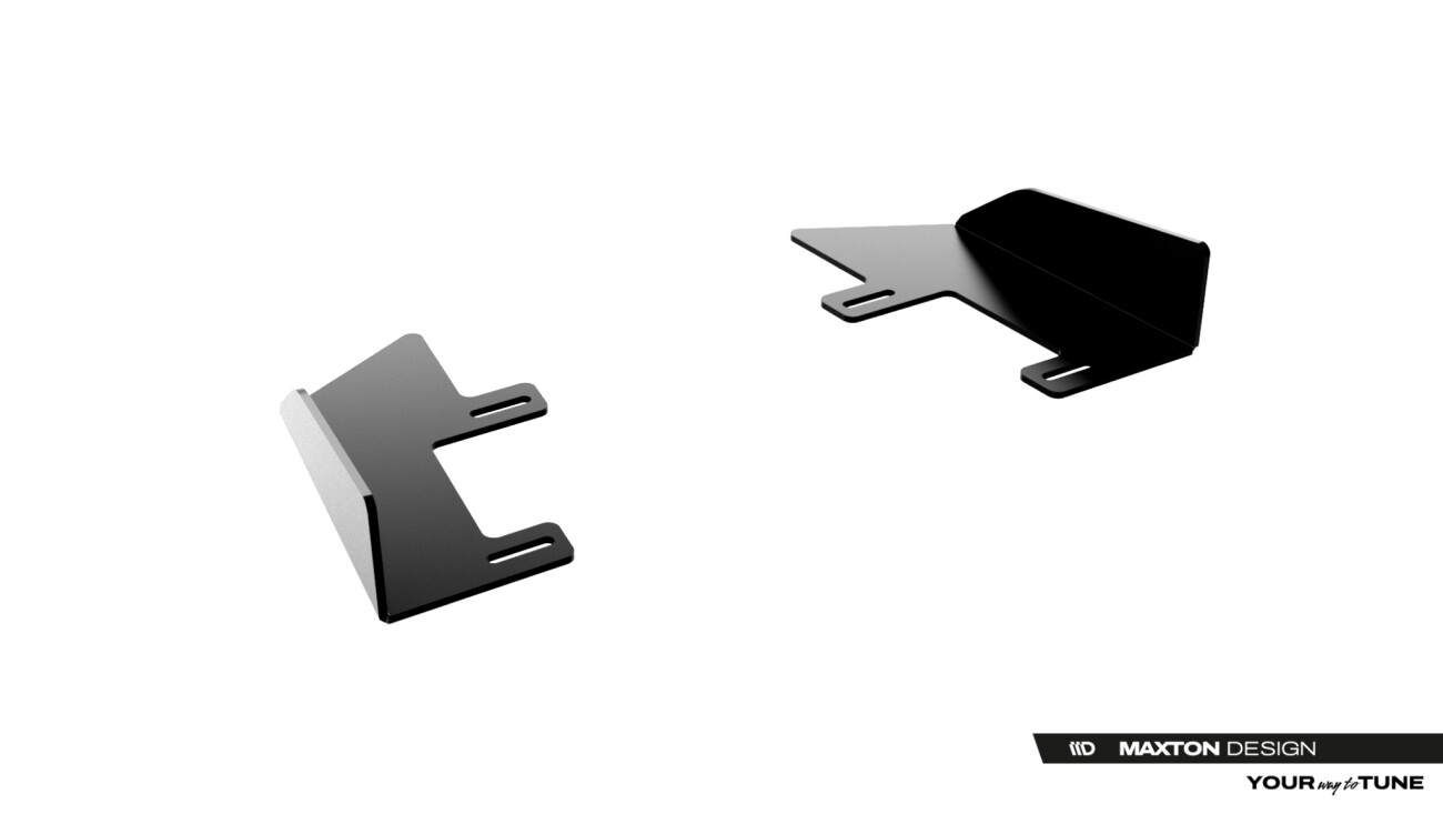 Diffusor Flaps passend für Cupra Leon Hatchback Mk1 Facelift schwarz Hochglanz