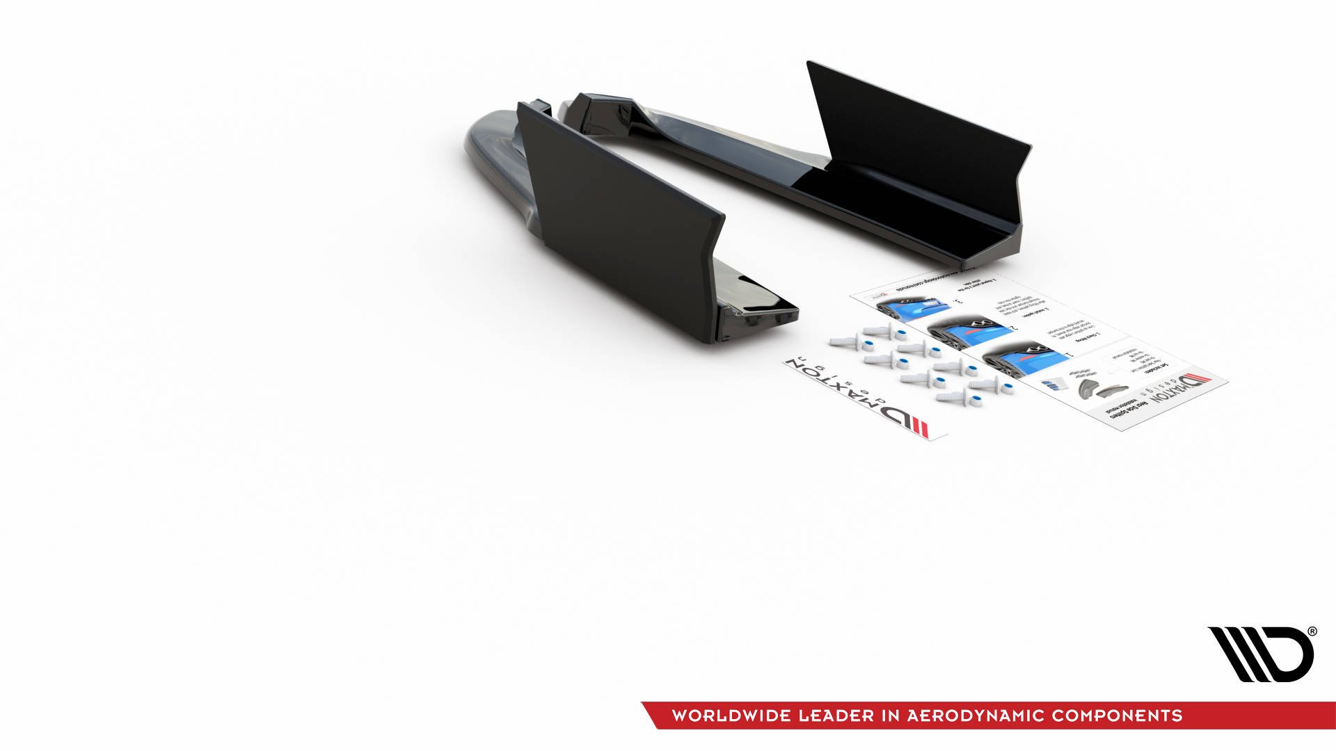 Street+ Heck Ansatz Flaps V.1 passend für Ford Mustang GT Mk6 FL