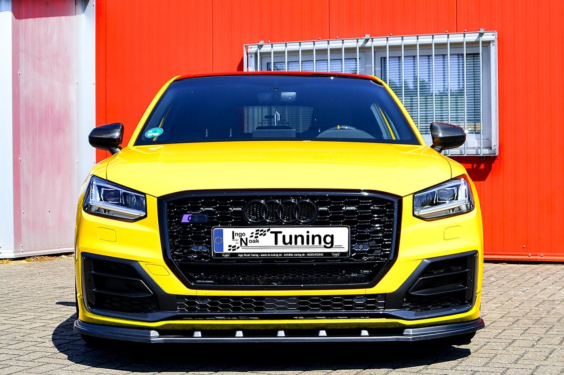 Cup Frontspoilerlippe für Audi Q2 Sport GA aus ABS OEM Optik
