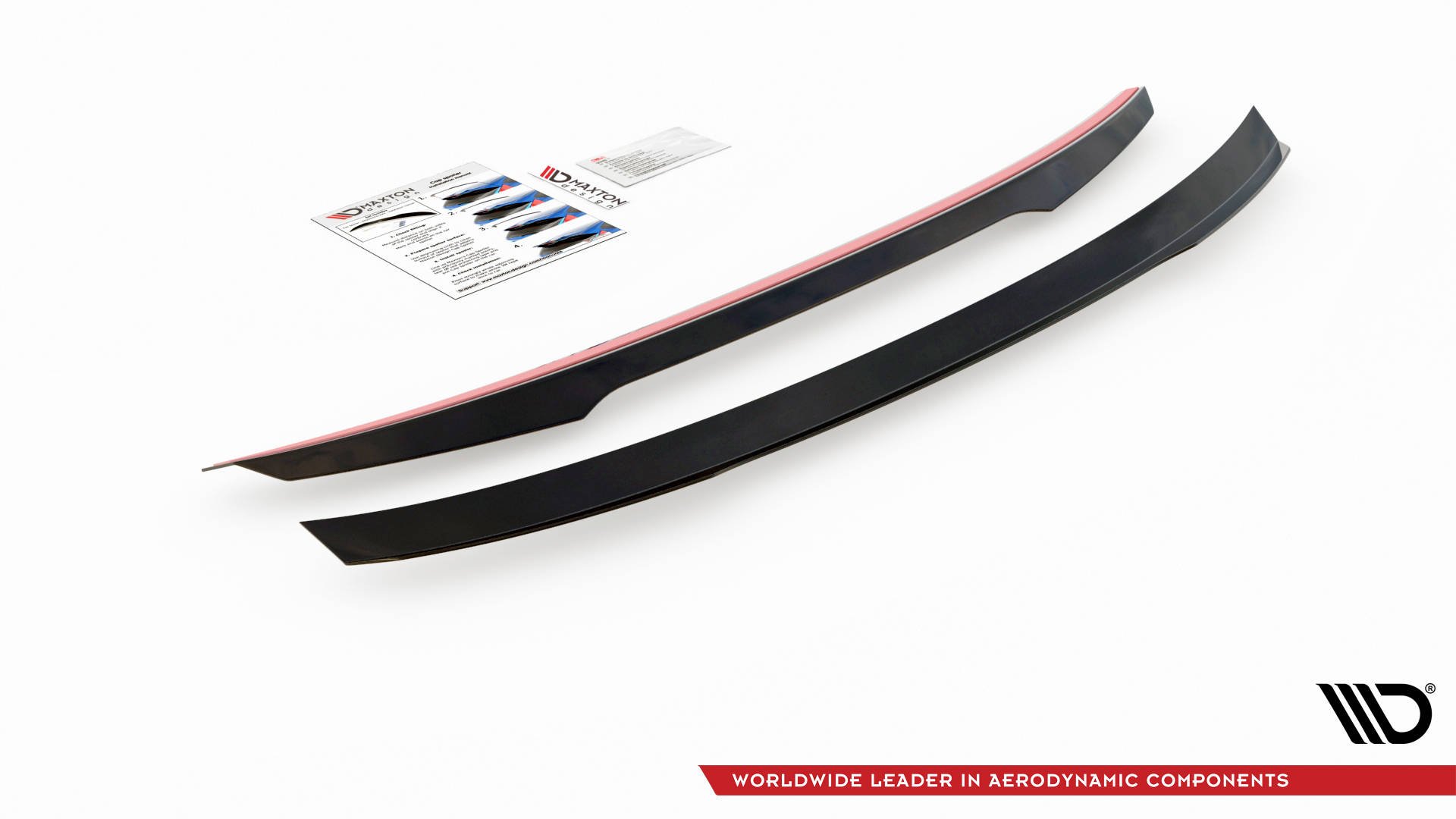Heck Spoiler Aufsatz Abrisskante passend für Peugeot 508 Limousine Mk2 schwarz Hochglanz