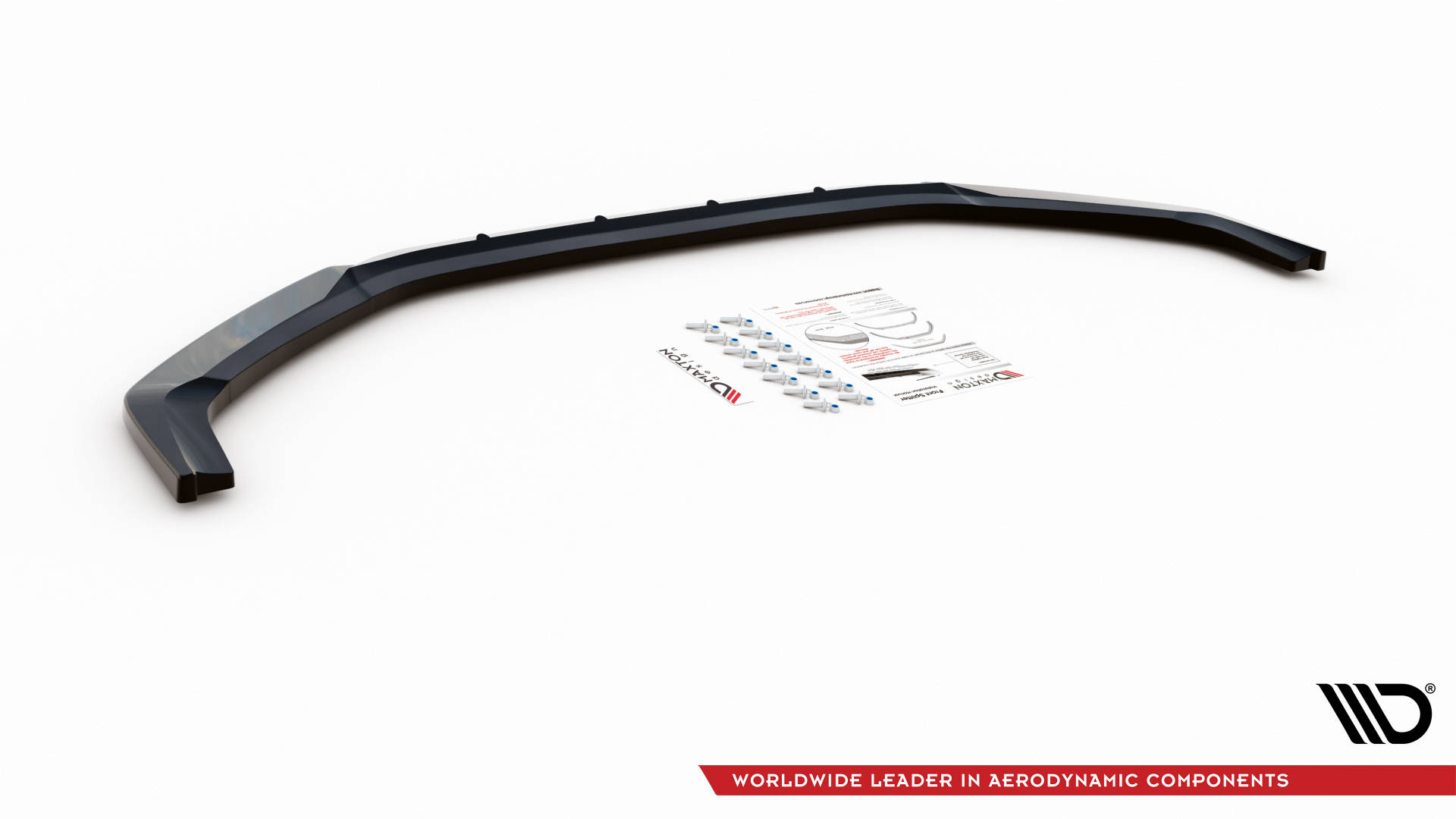 Street+ Spoilerlippe Front Ansatz V.3 passend für Hyundai I20 N Mk3 schwarz Hochglanz