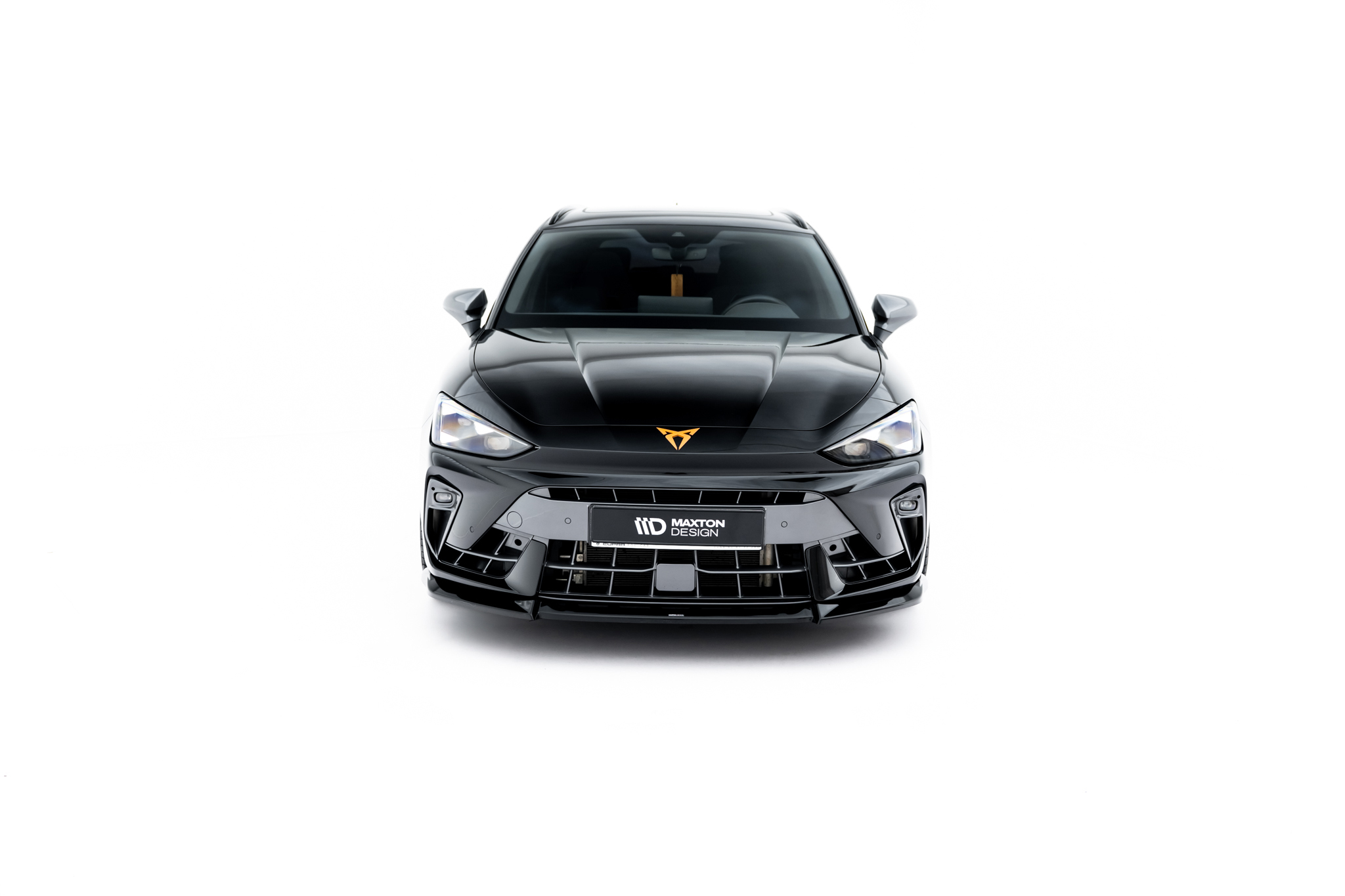 Frontlippe V.2 passend für CUPRA Leon ST / Hatchback Mk1 FL schwarz Hochglanz