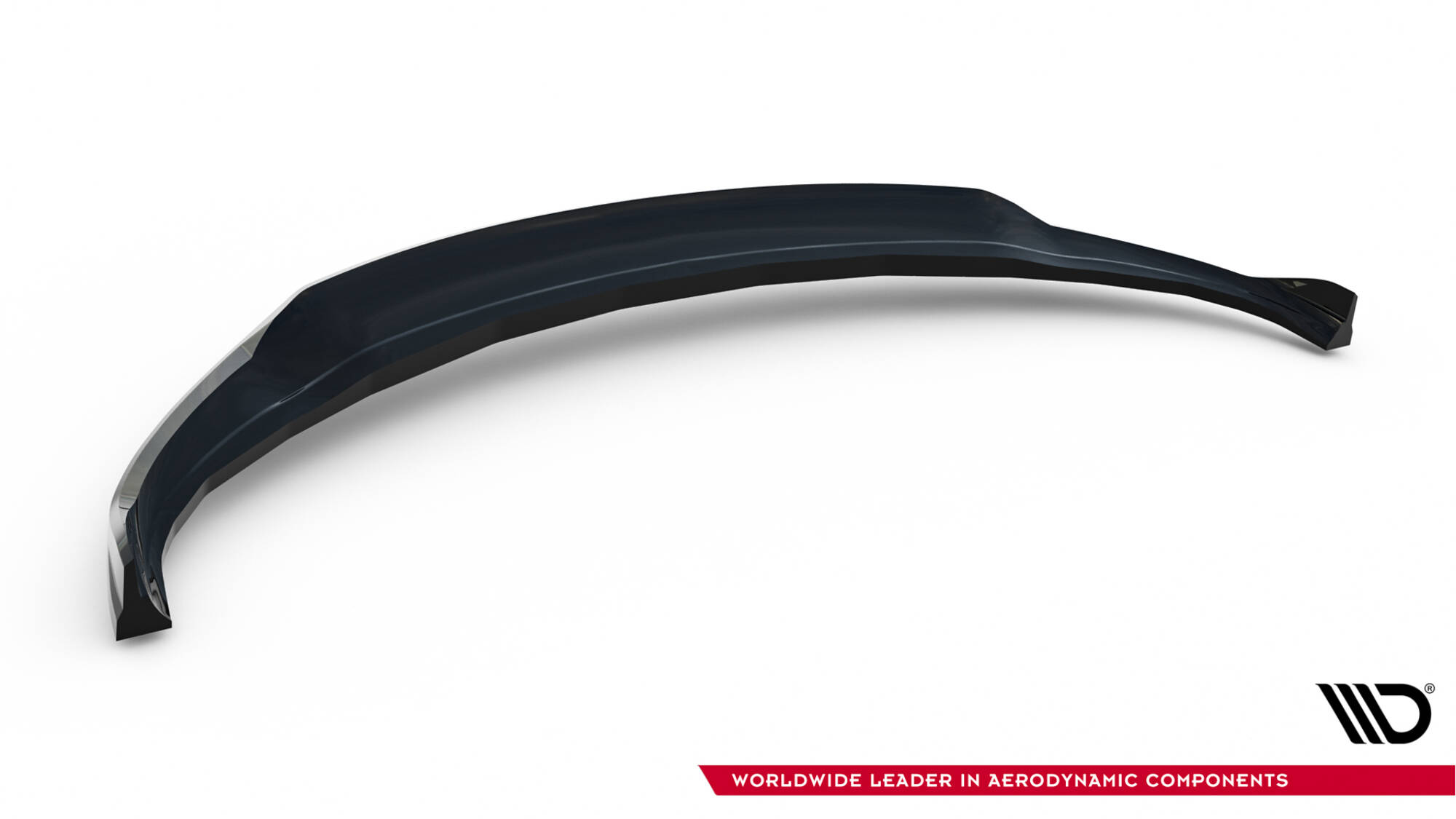 Frontlippe V.1 passend für Tesla Model 3 Performance Mk1 FL schwarz Hochglanz