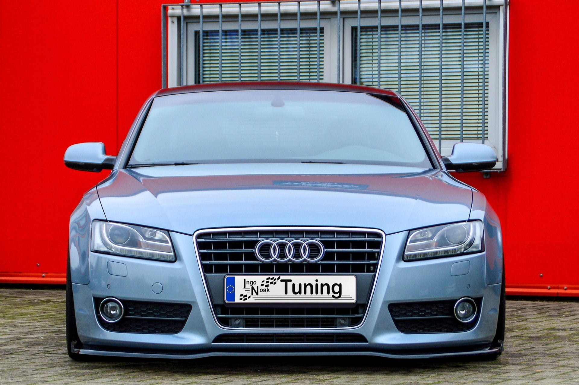 Cup Frontspoilerlippe mit Wing V2 für Audi A5 B8 Bj. 2005-2011 Carbon Optik