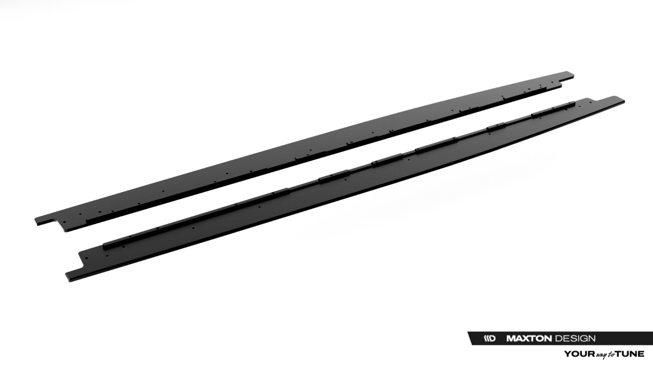 Street Pro Seitenschweller passend für Cupra Leon ST / Hatchback Mk1 Facelift schwarz matt
