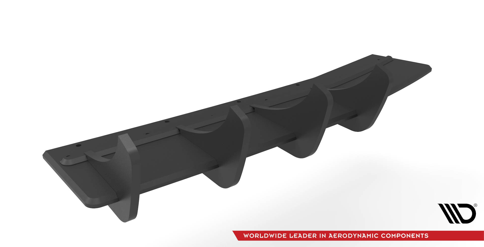 Street Pro Heckschürze Heck Ansatz Diffusor passend für Seat Ibiza CUPRA Mk3 schwarz-rot