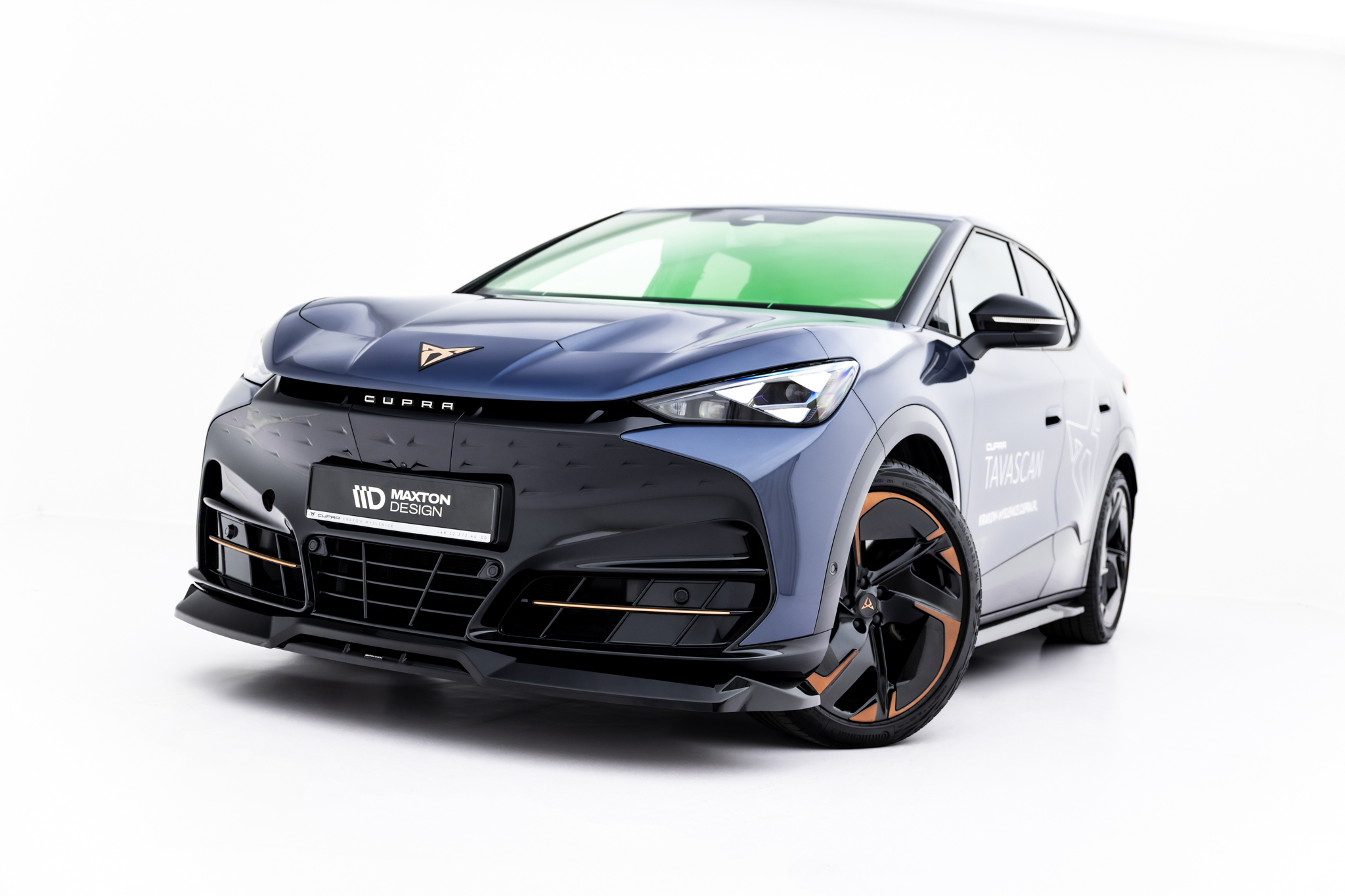 Frontlippe passend für CUPRA Tavascan Mk1 schwarz Hochglanz