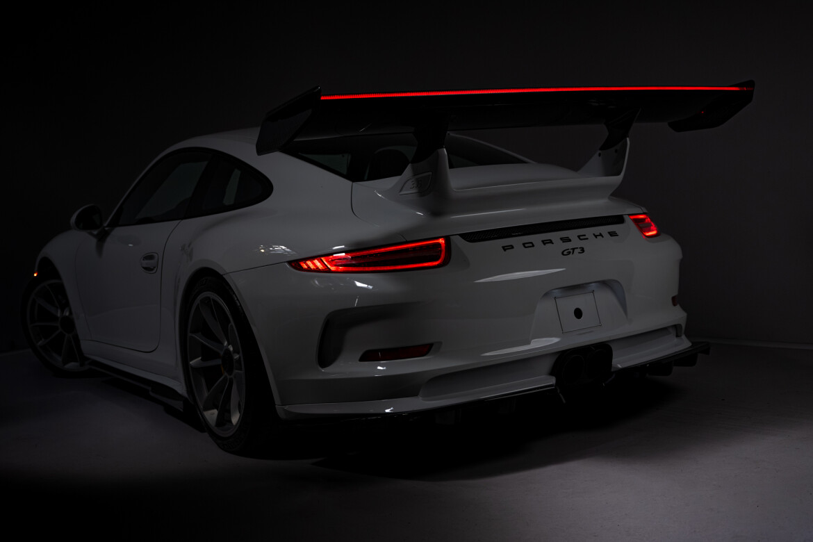 Carbon Spoiler V.2 + LED passend für Porsche 911 GT3 991