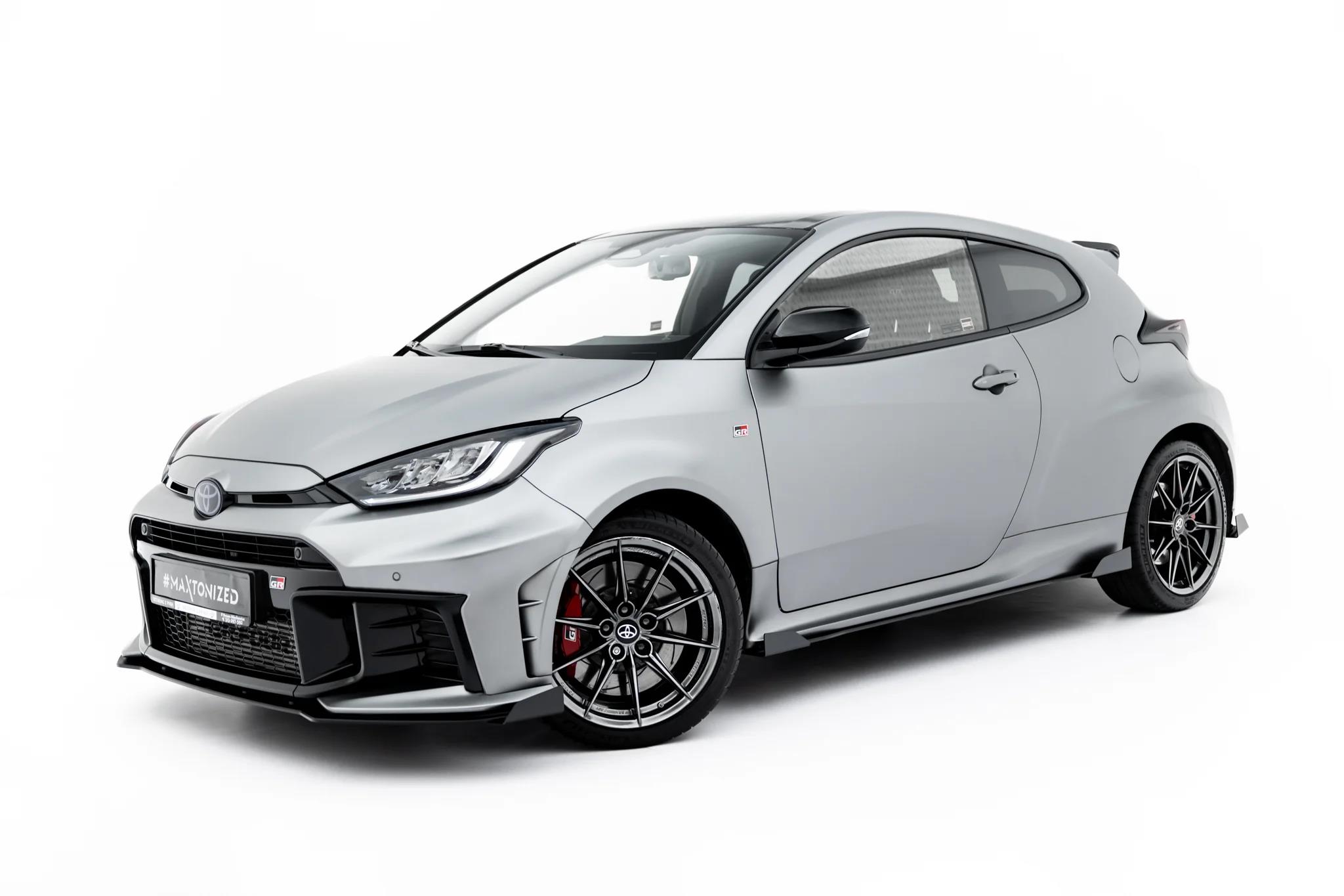 Seitenschweller Flaps passend für Toyota GR Yaris Mk4 Facelift schwarz Hochglanz