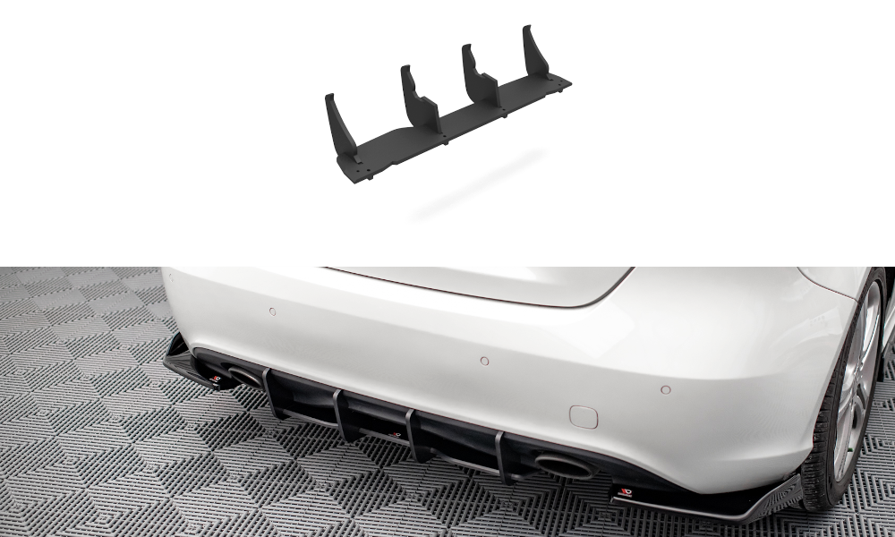Street Pro Heckschürze Heck Ansatz Diffusor passend für Mercedes A W176