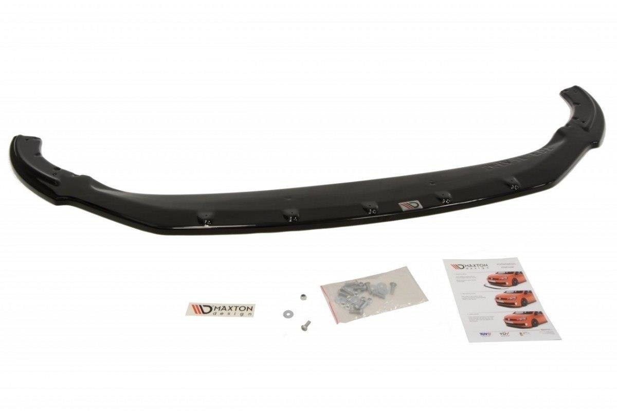 Street+ Spoilerlippe Front Ansatz passend für Skoda Fabia Mk2 FL schwarz Hochglanz