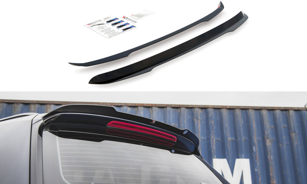 Heck Spoiler Aufsatz Abrisskante passend für VW Passat B8 Variant schwarz Hochglanz