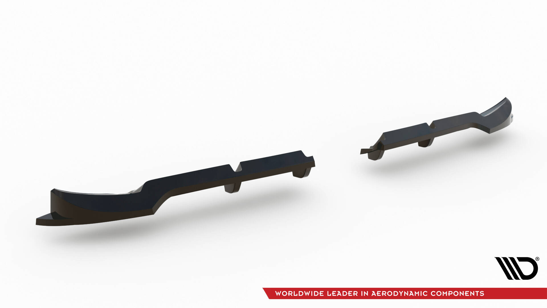 Diffusor Heckansatz passend für Brabus Smart Fortwo C451 FL schwarz Hochglanz
