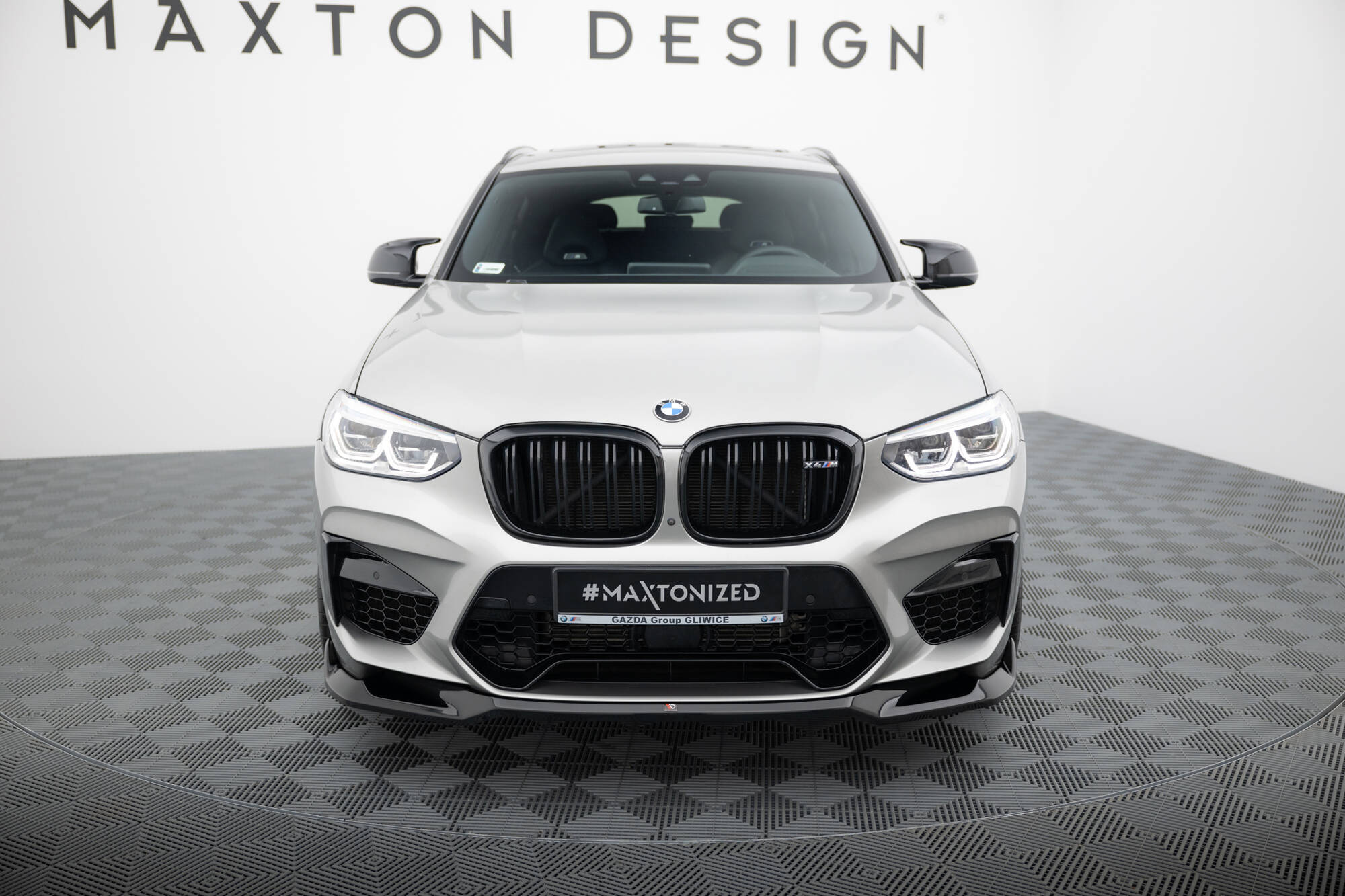 Street+ Spoilerlippe Front Ansatz V.2 passend für BMW X4 M F98 schwarz Hochglanz