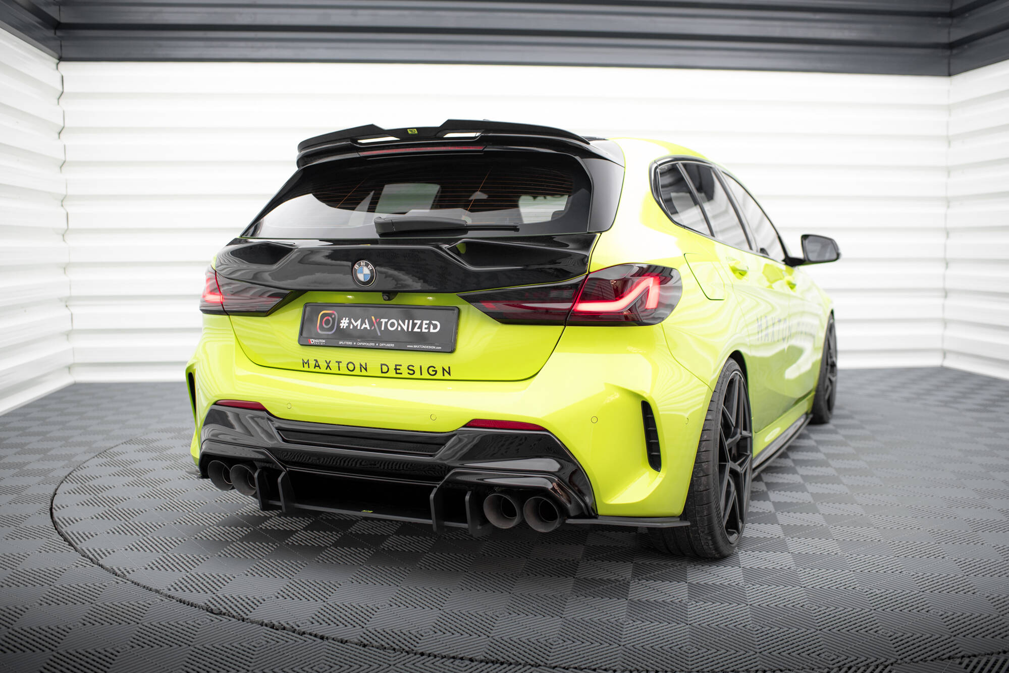 Street Pro Heck Ansatz Flaps V.2 passend für BMW 1er F40 M-Paket / M135i