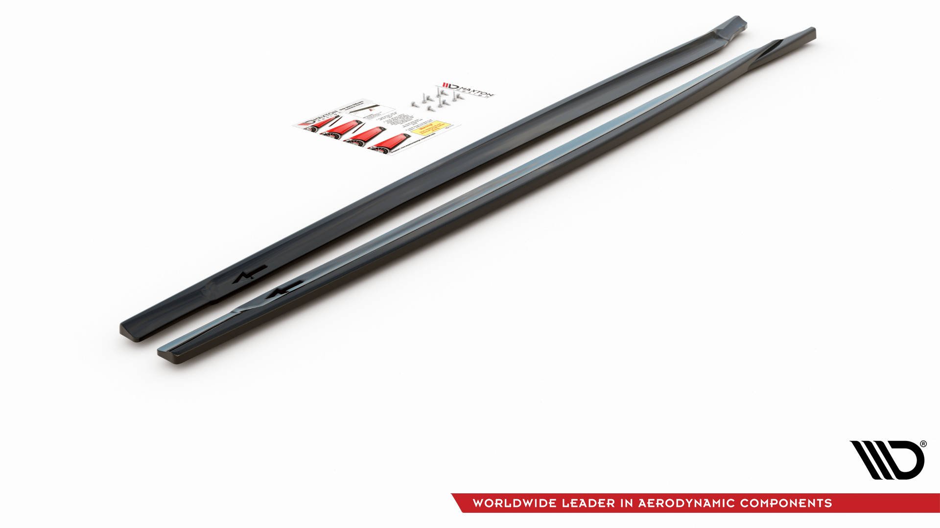 Street+ Seitenschweller Leisten passend für Mini Countryman Mk2 F60 JCW schwarz matt