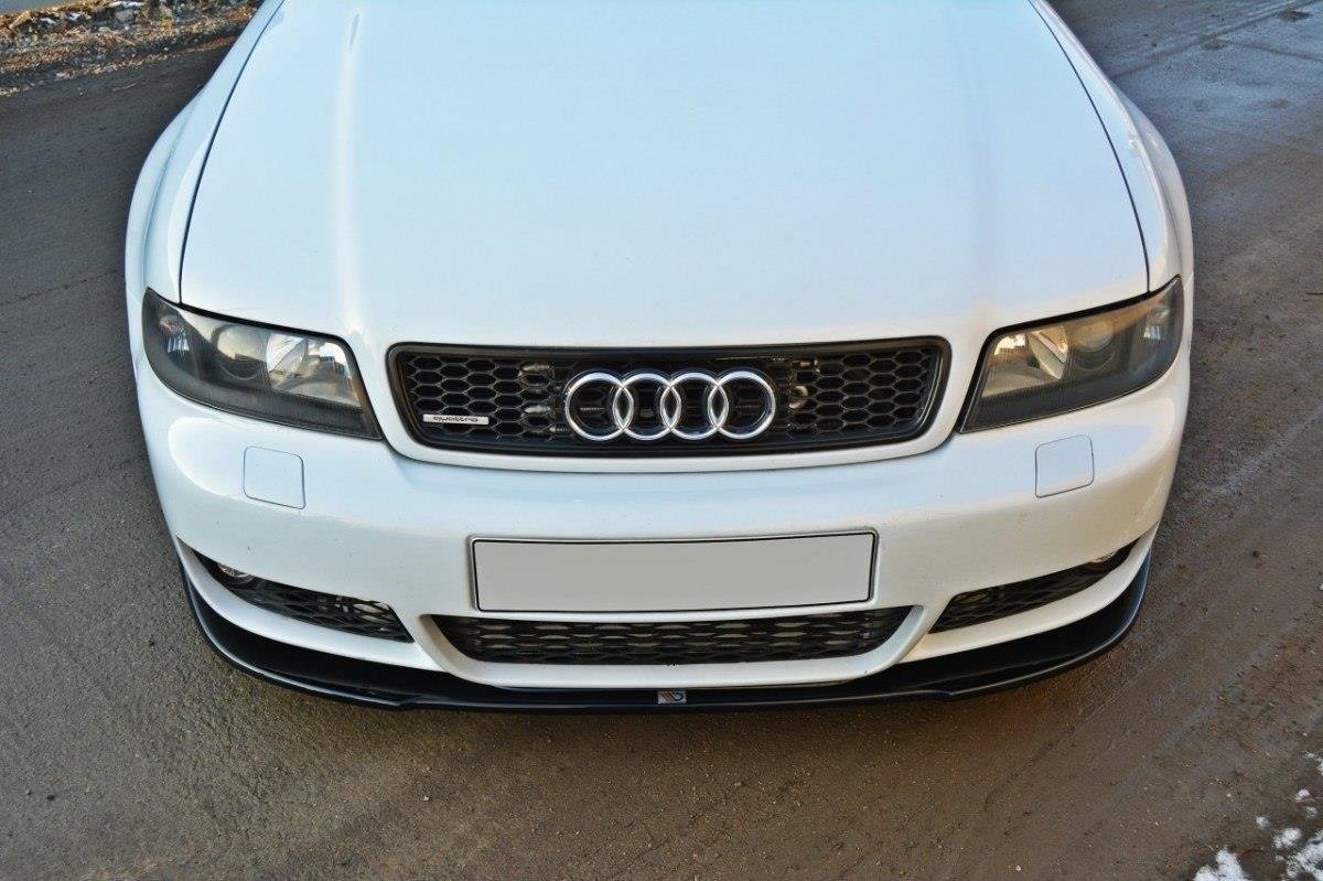Street+ Spoilerlippe Front Ansatz passend für Audi RS4 B5 schwarz Hochglanz