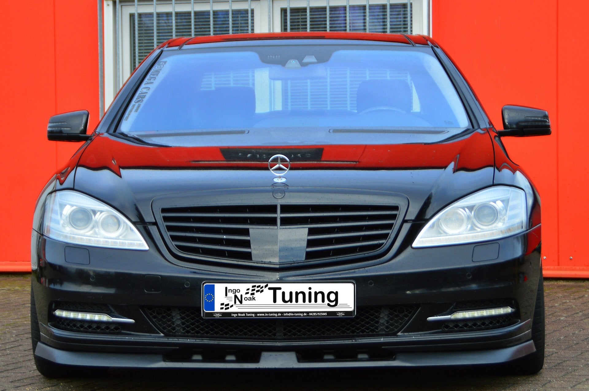 Bodykit für Mercedes S-Klasse V221 Langversion Schwarz Matt